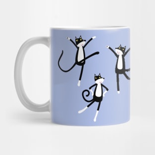 Tuxedo Cats Dancing Mug